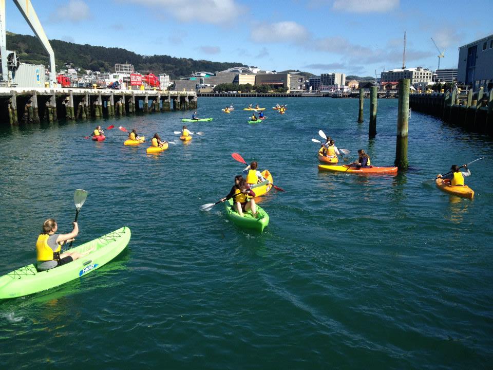 Kayaking in Wellington