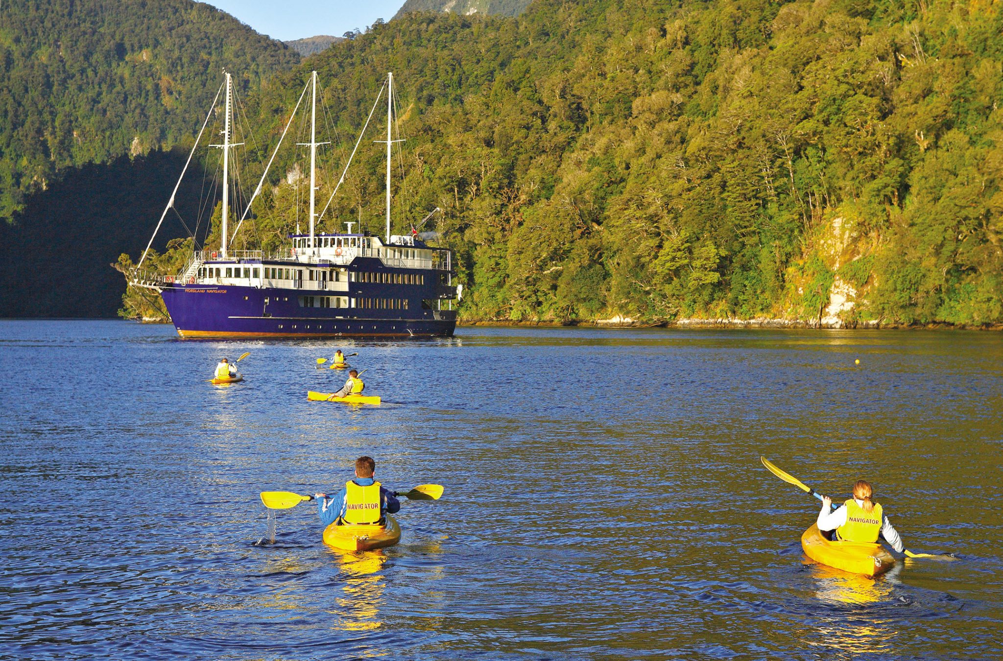 Kayaking on the Doubtful Sound