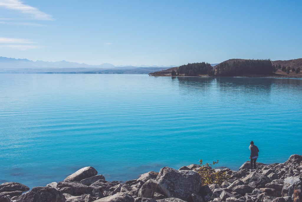 Lake Pukaki, next to Mt. Cook