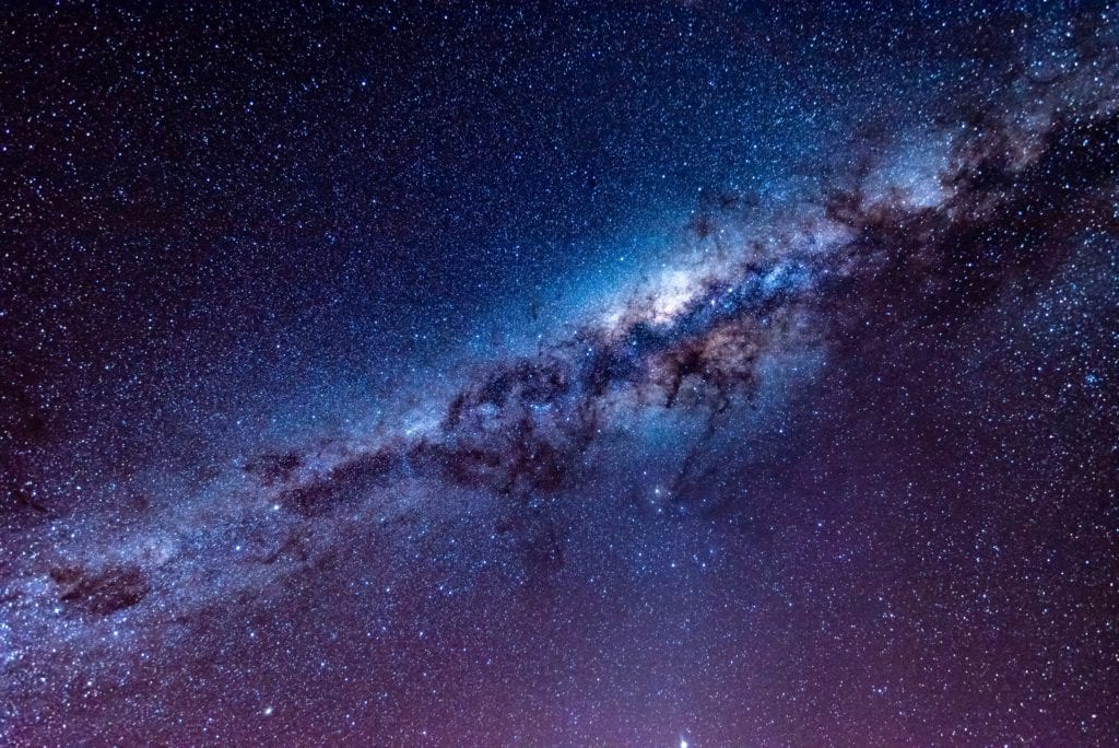 A photograph of the milky way taken by Graham Holtshausen at the dark sky reserve near Lake Tekapo