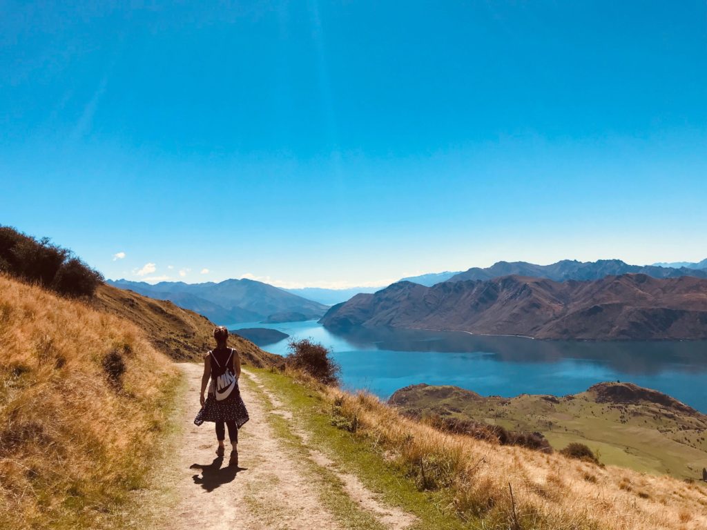 walking in New Zealand