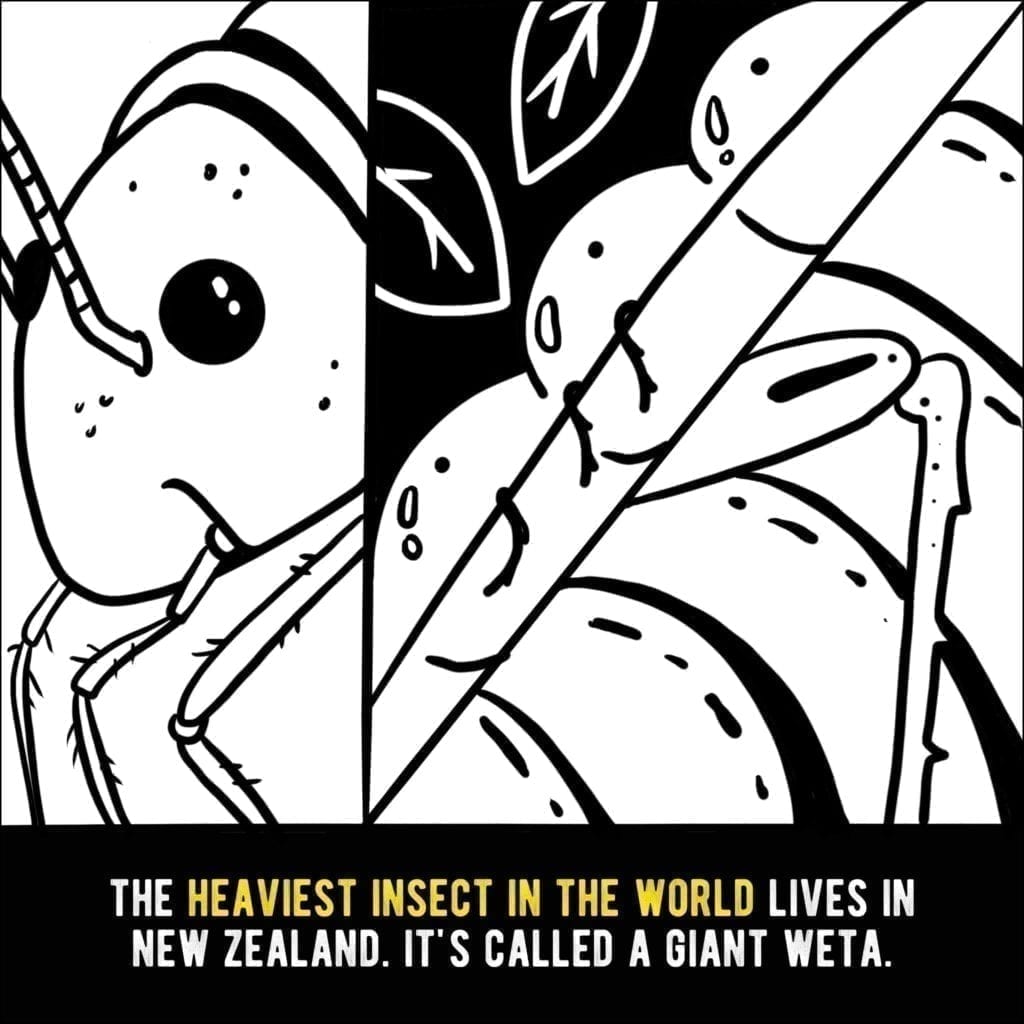 Giant Weta New Zealand - Silver Fern Holidays