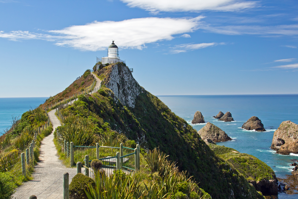 Nugget Point Lighthouse - The Catlins - Silver Fern Holidays