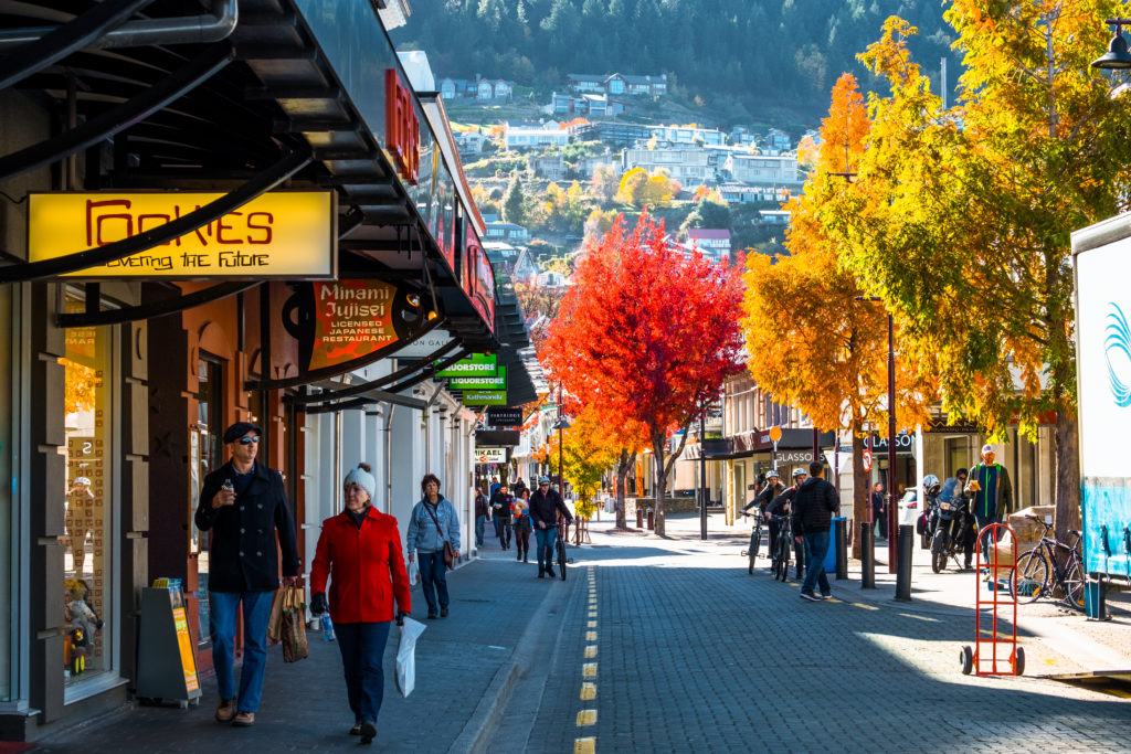 Shopping in Queenstown in April - Autumn in New Zealand - Silverfern Holidays