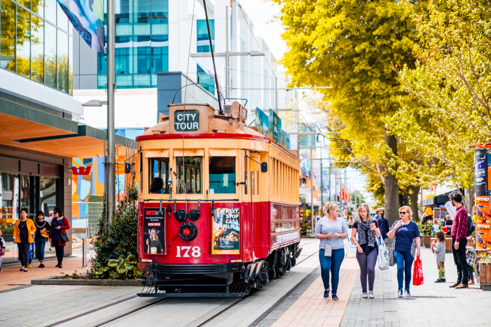 Christchurch Tram - Silver Fern Holidays