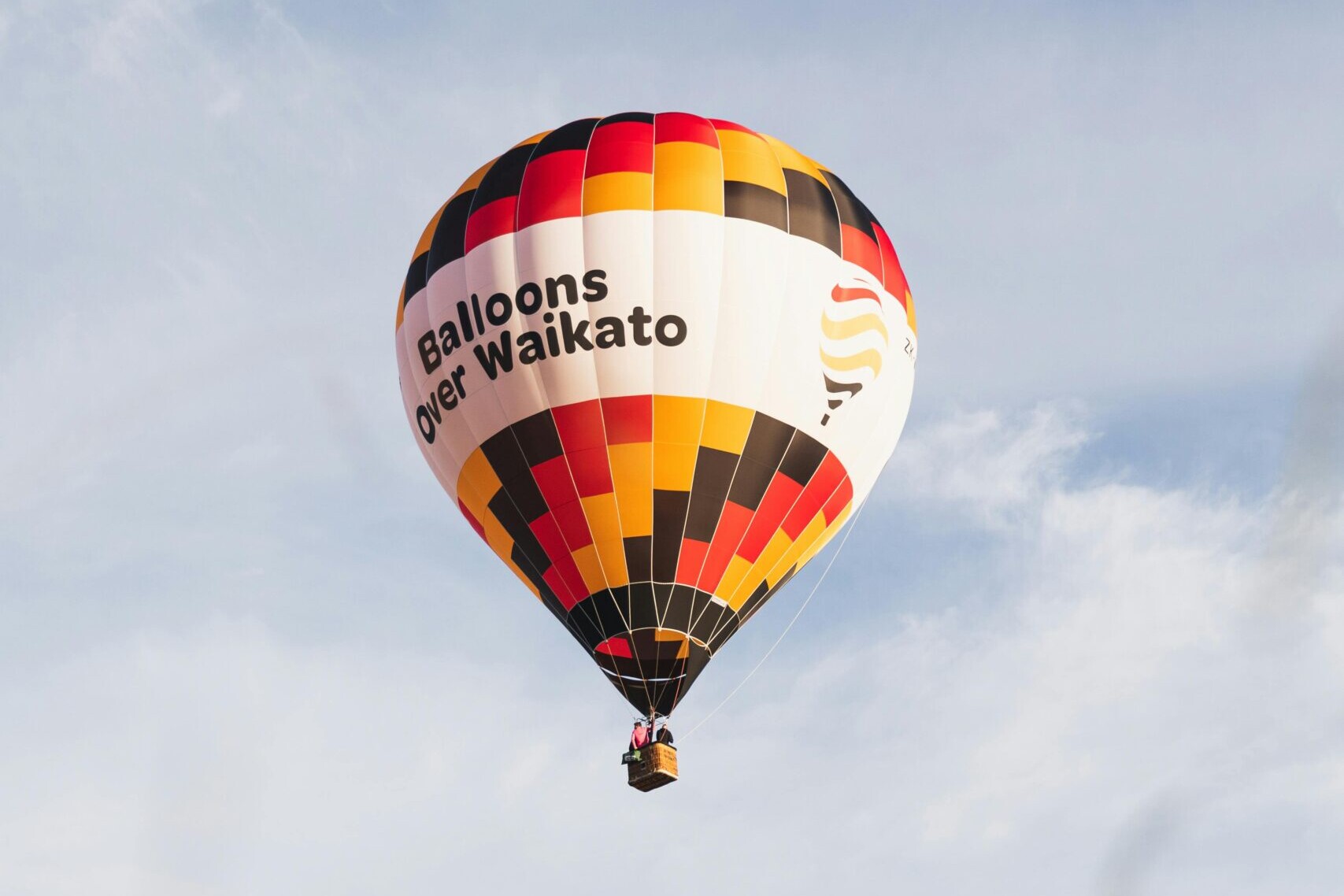 Hot air balloon at the Balloons Over Waikato event